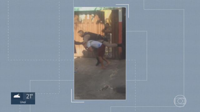 Suspeito escapa de ser preso após dar golpe de luta em PM