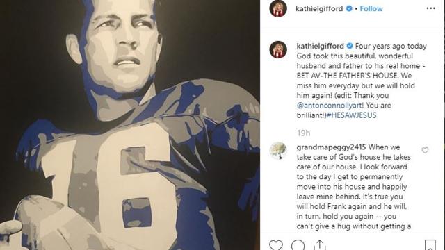 Kathie Lee Gifford pays loving tribute to her husband Frank Gifford 