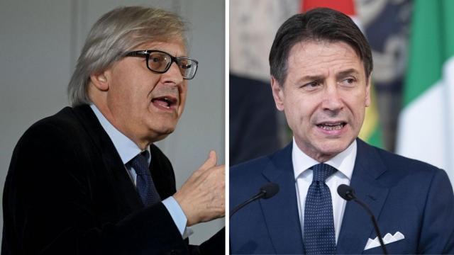 Otto e Mezzo, Sgarbi critica il governo Conte