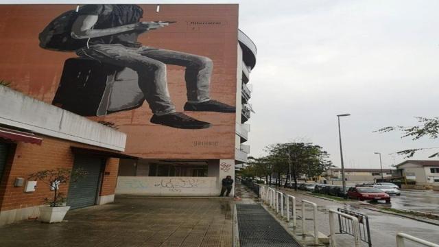 Andria: inaugurato il murales di Daniele Geniale