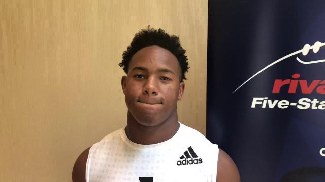 Wandale Robinson says his hamstring 'popped' against the Purdue Boilermakers 