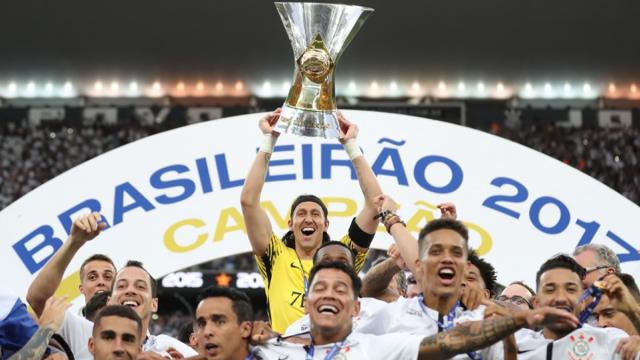 Os últimos cinco campeões brasileiros 