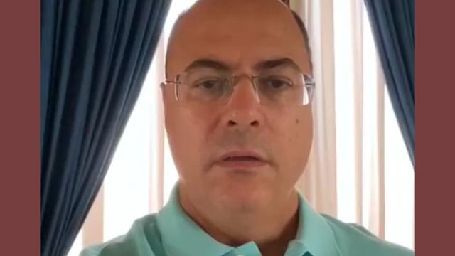 Wilson Witzel, governador do Rio anuncia que está infectado pelo covid-19